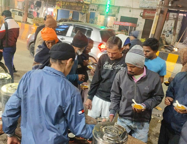 Charity for food distribution